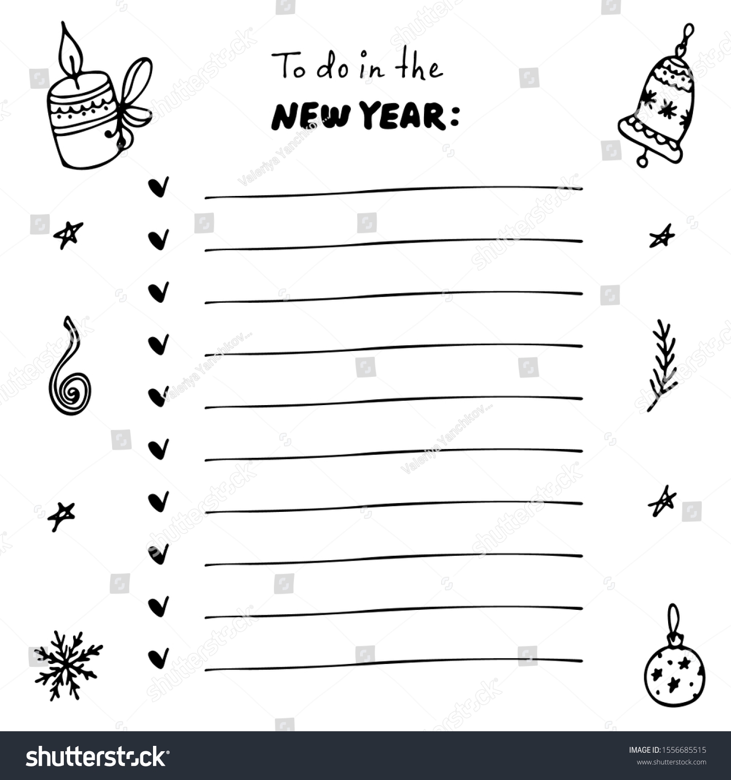 new year to do list