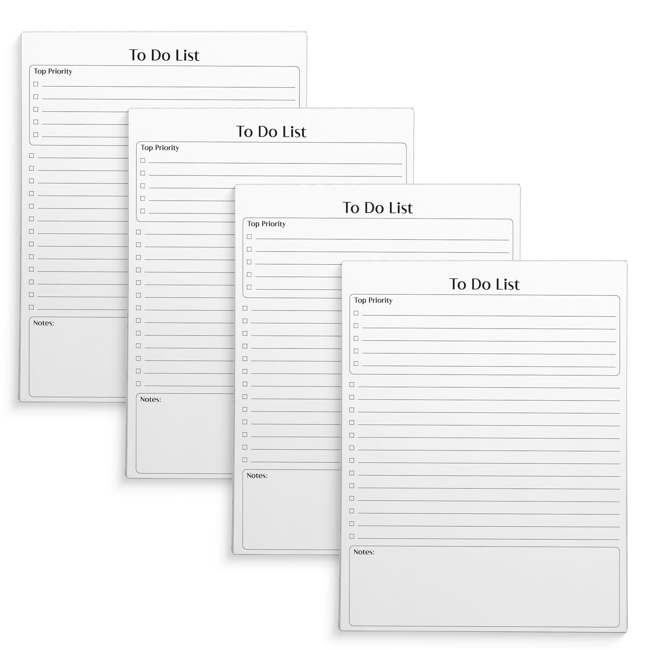 To Do List Notepad 8 5 X 11 Planning Note Pad 50 Sheets Daily Agenda Productivity Checklist Organizer By Better Office Products 4 Pack Walmart To Do List Notepad 8 5 X 11 Planning Note Pad 50 Sheets Daily Agenda Productivity Checklist Organizer By Better Office Products 4 Pack Walmart