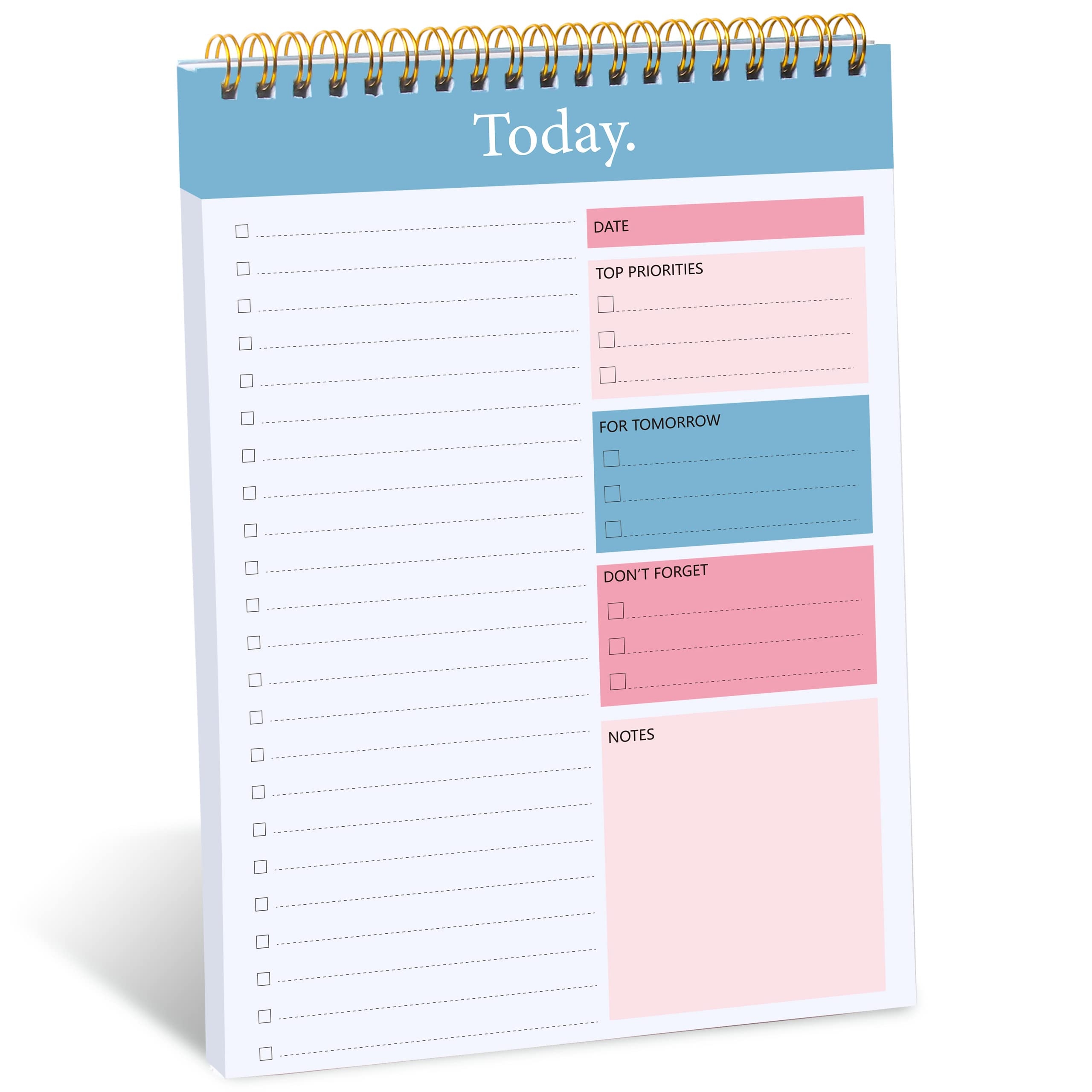 To Do List Notepad Daily Planner Notepad Undated 52 Sheets Tear Off 6 5 X 9 8 Checklist Productivity Organizer With Hourly Schedule For Tasks Amazon ca Office Products