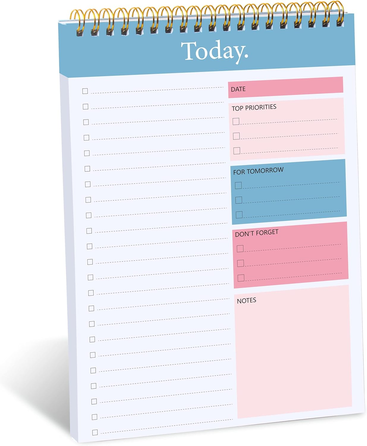 To Do List Notepad Daily Planner Notepad Undated 52 Sheets Tear Off 6 5 X 9 EBay