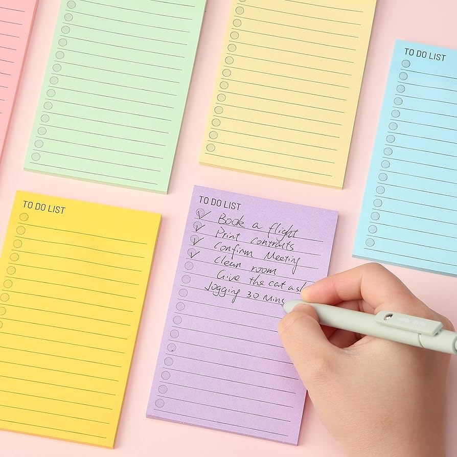 sticky notes to do list sticky notes to do list