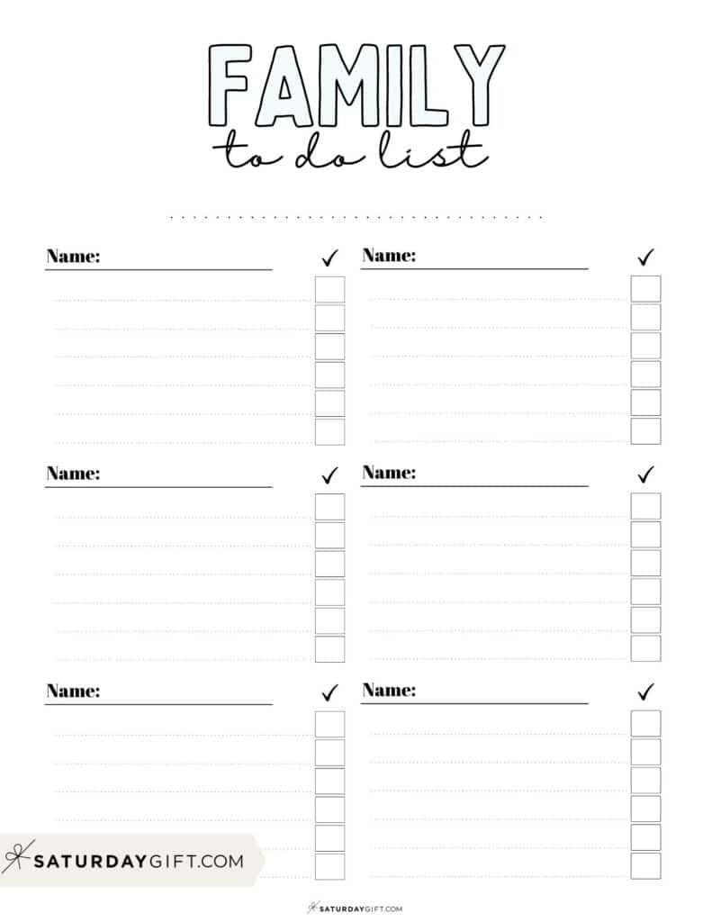 To Do List Template 29 Cute Free Printable To Do Lists SaturdayGift