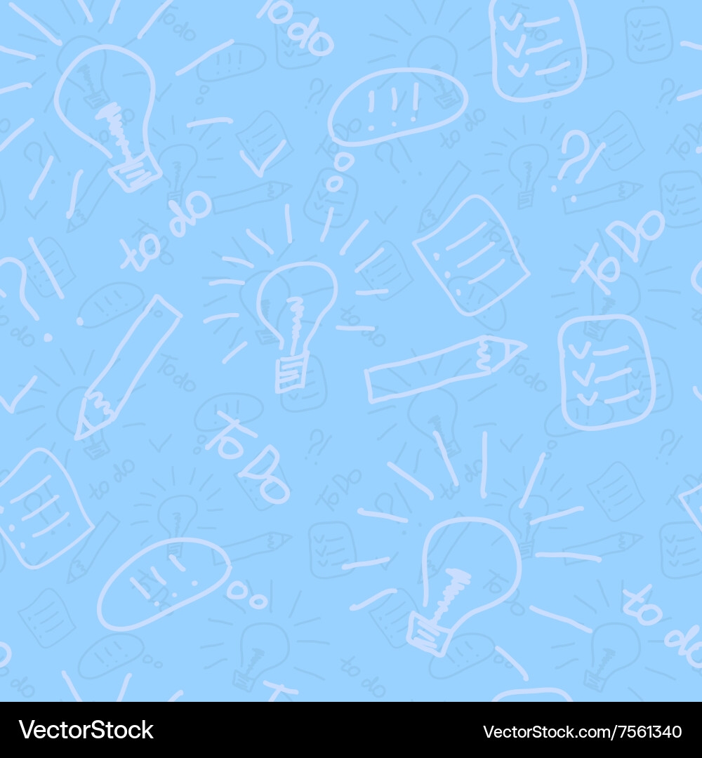 Todo List Seamless Pattern Universal Background Royalty Free Vector VectorStock