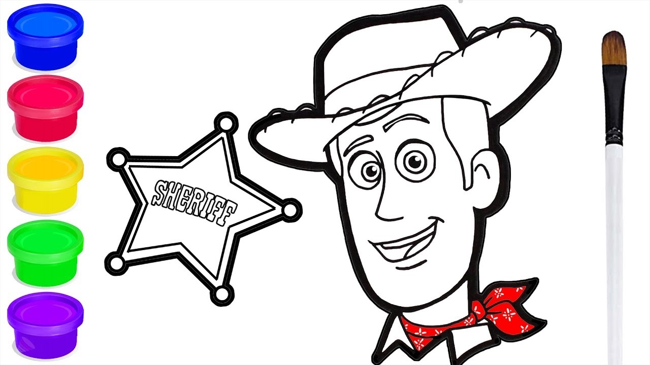 woody coloring pages