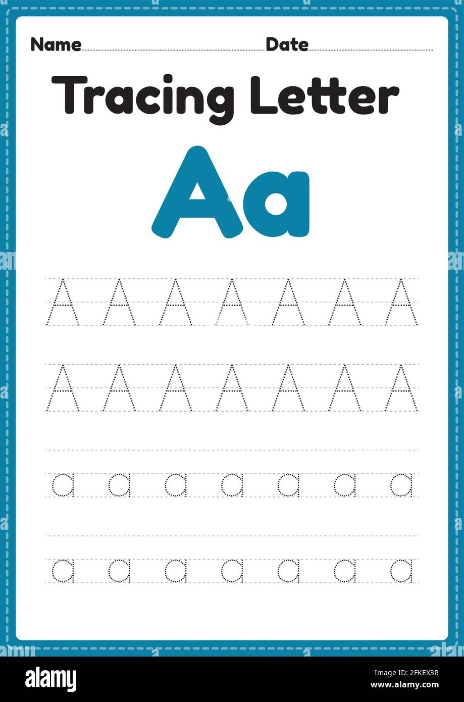 letter a worksheet kindergarten