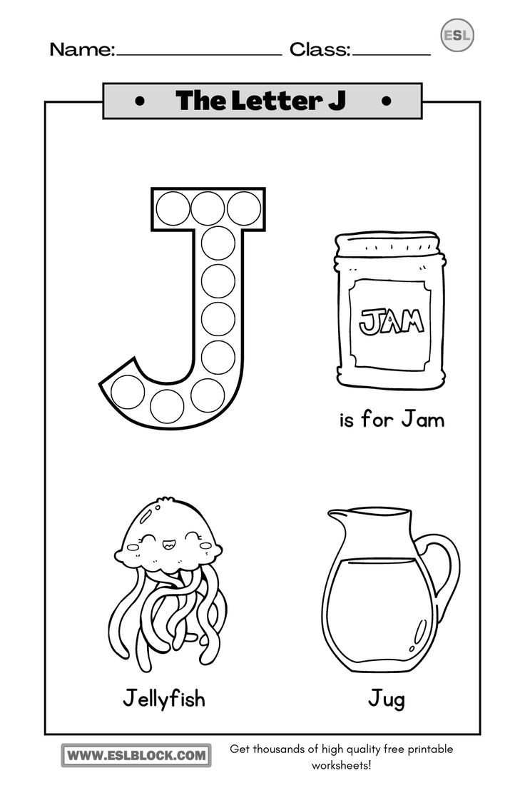 Tracing The Letter J Worksheets Tracing The Letter J Worksheets