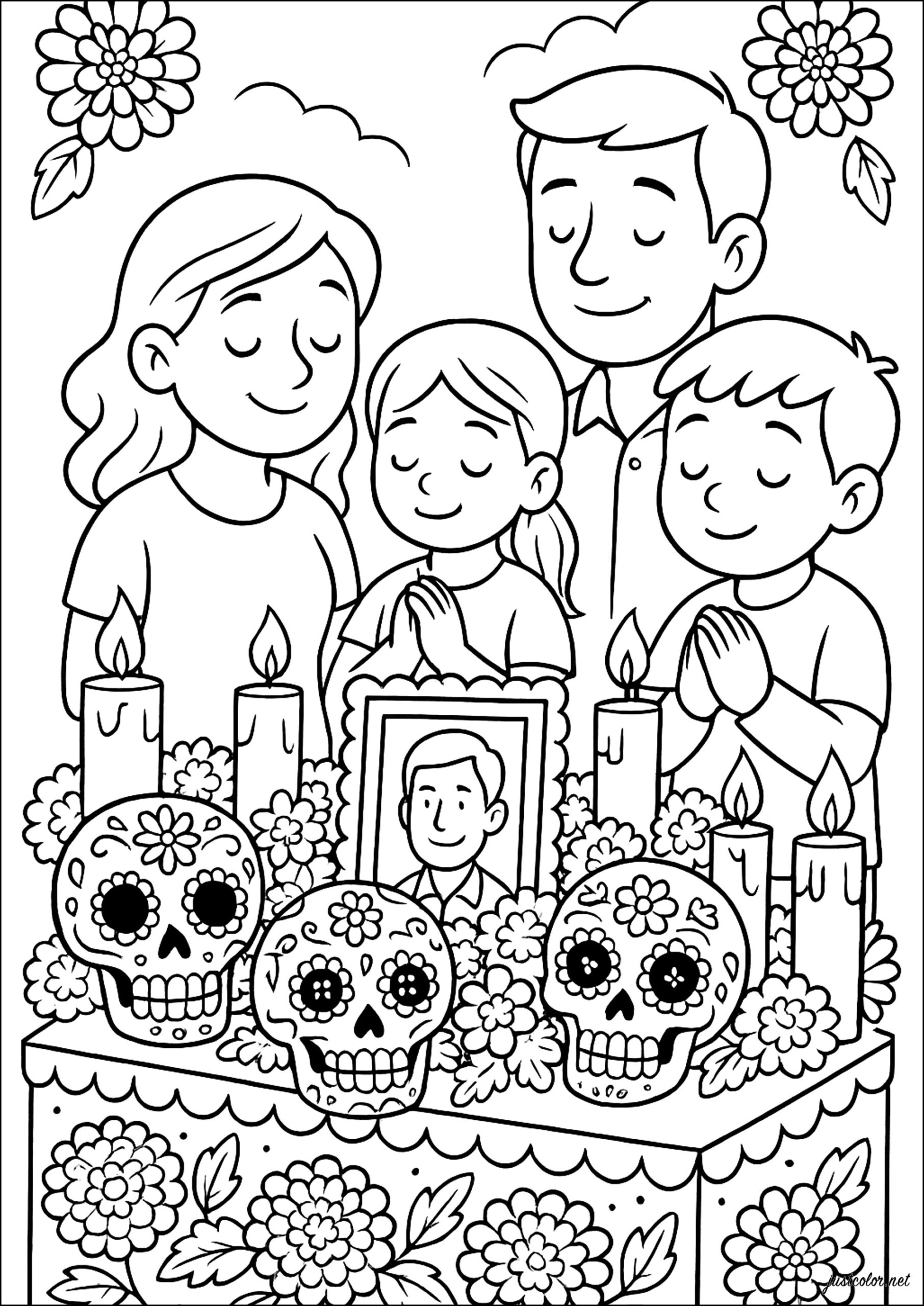 coloring pages day of the dead coloring pages day of the dead