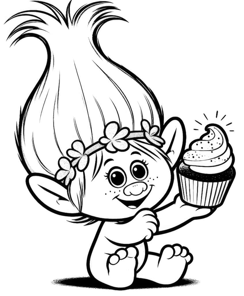 Trolls Coloring Pages 34 Free Sheets To Color Trolls Coloring Pages 34 Free Sheets To Color