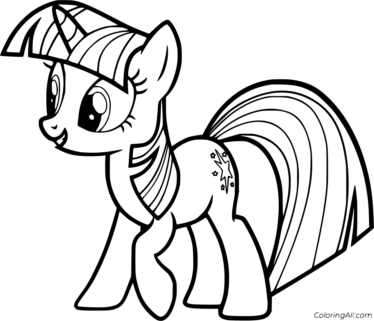 twilight sparkle coloring page
