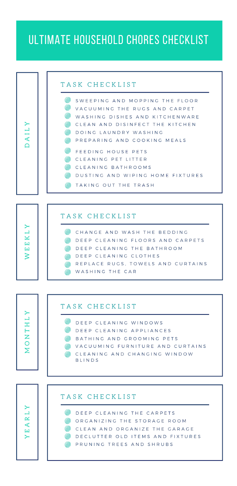 household to do list