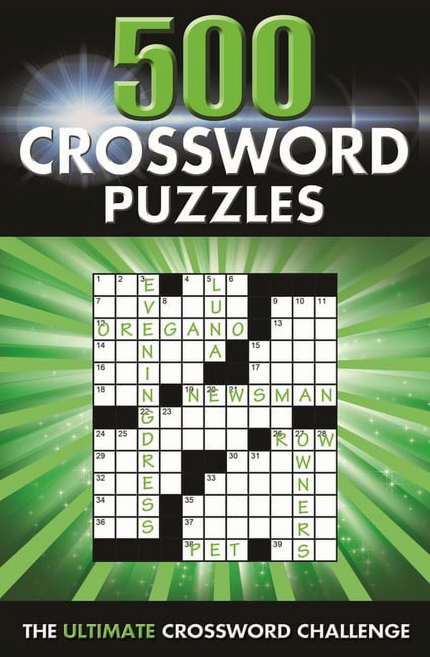Ultimate Puzzle Challenges 500 Crossword Puzzles The Ultimate Crossword Challenge Paperback Walmart