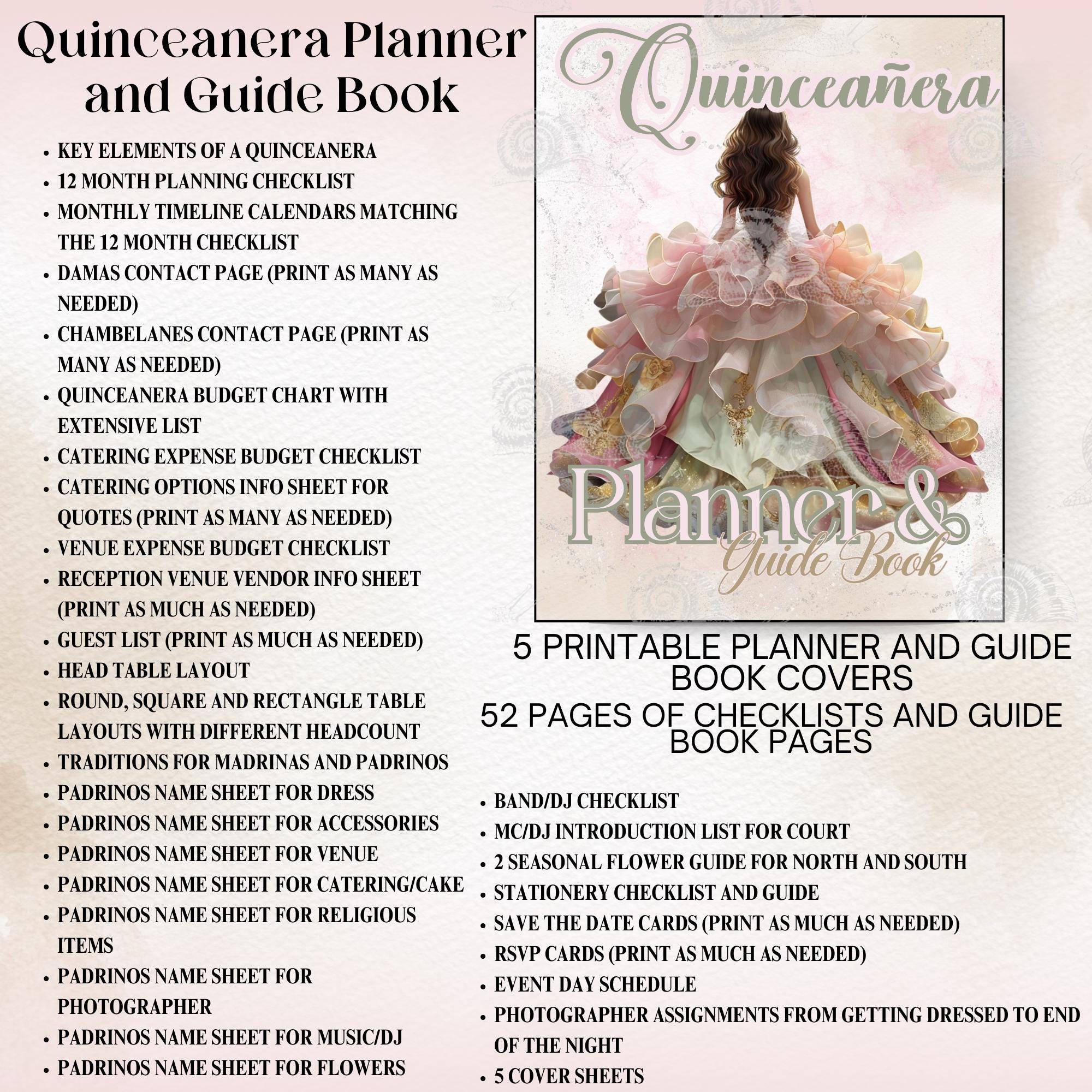 Ultimate Quincea era Planner Guide Book Printable Quince Planning Checklist Fiesta De Quince A os Clip Art Quincea era Planner Mis Quince Etsy Ultimate Quincea era Planner Guide Book Printable Quince Planning Checklist Fiesta De Quince A os Clip Art Quincea era Planner Mis Quince Etsy