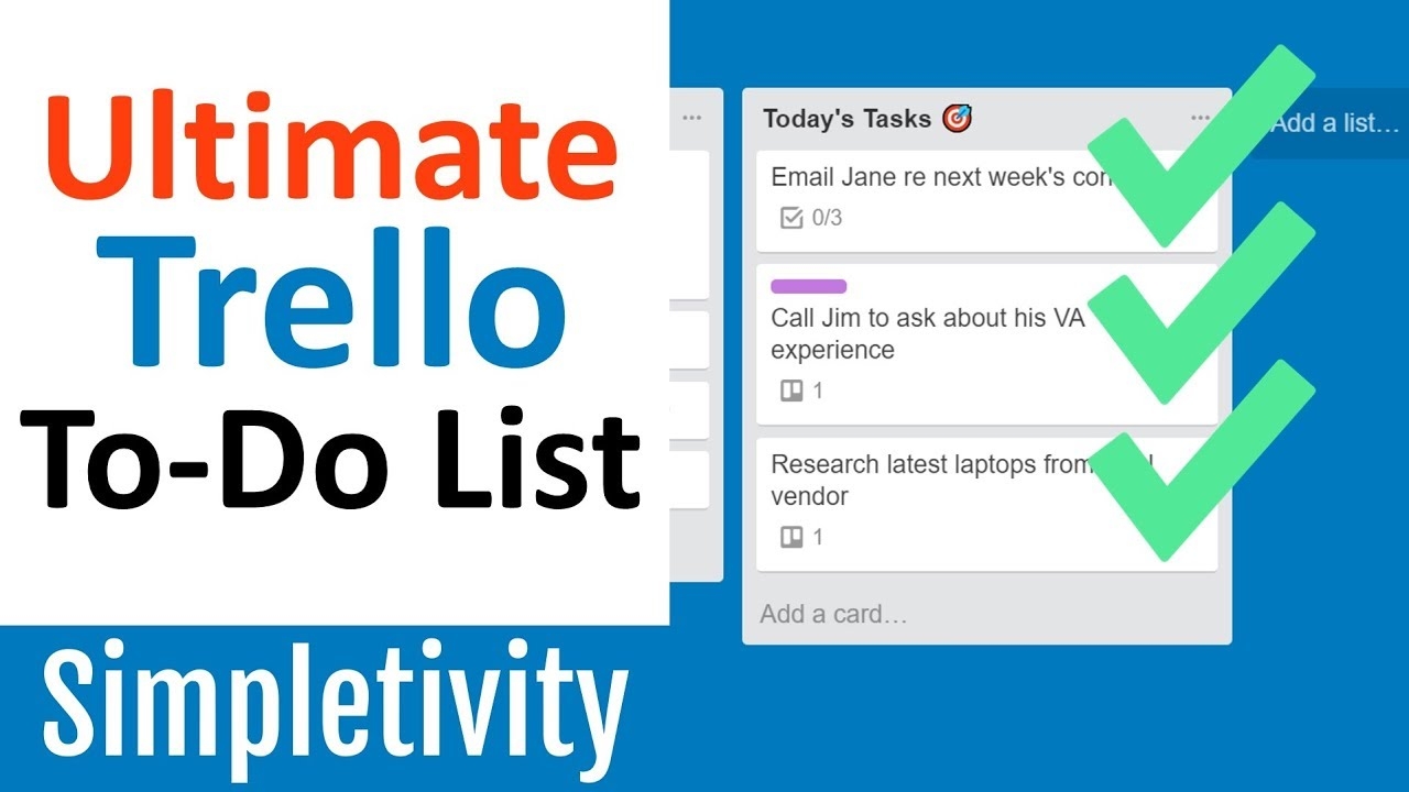Ultimate Trello To Do List You ll Want To Copy This Board YouTube