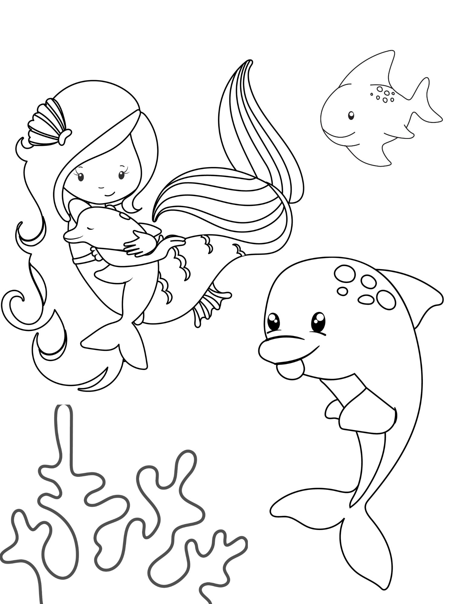 under the sea coloring pages