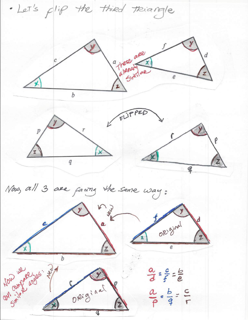 geometry similar triangles worksheet