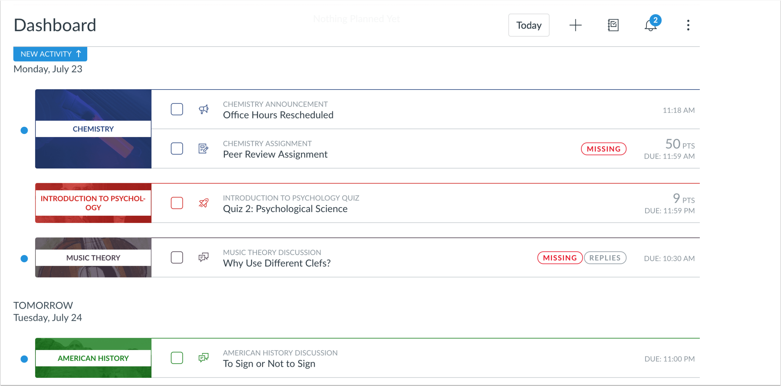 Update Your Students To Do List Digital Teaching And Learning