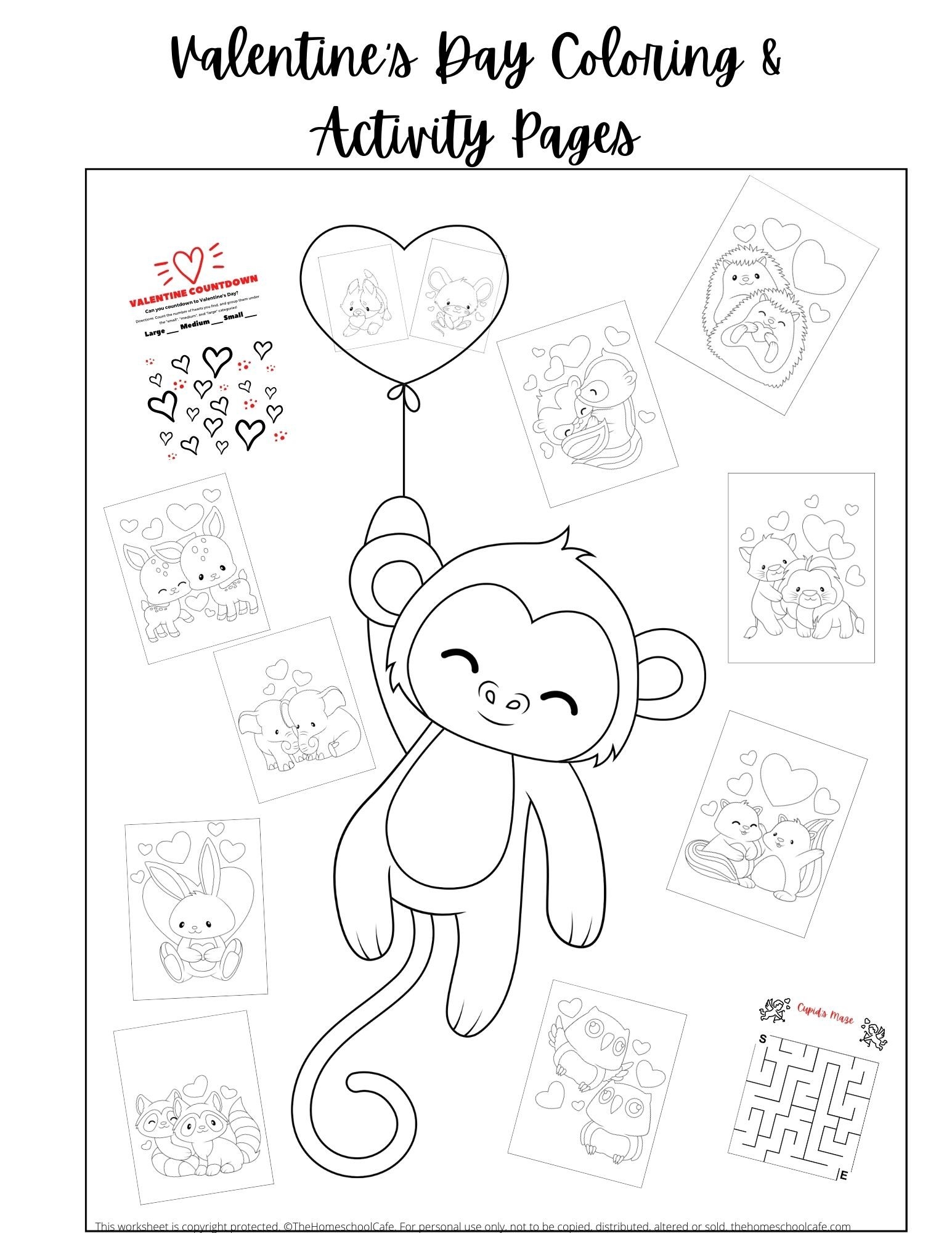 valentine coloring book pages valentine coloring book pages