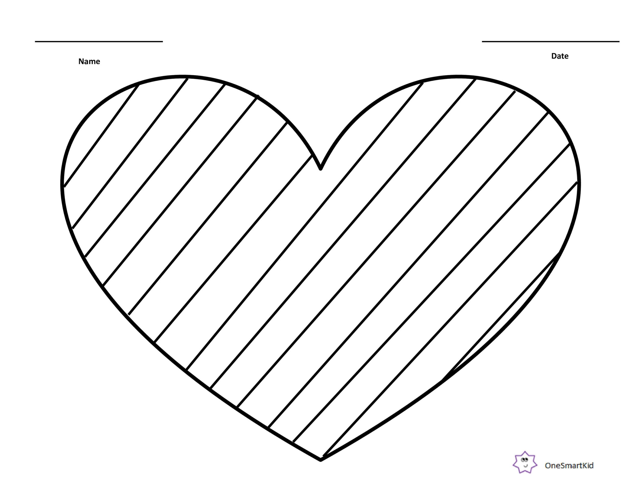 coloring page heart coloring page heart