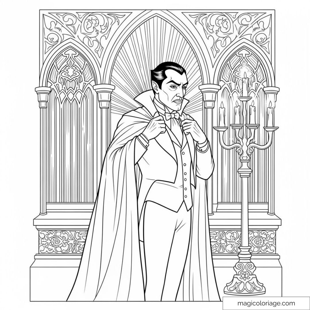 vampire coloring pages