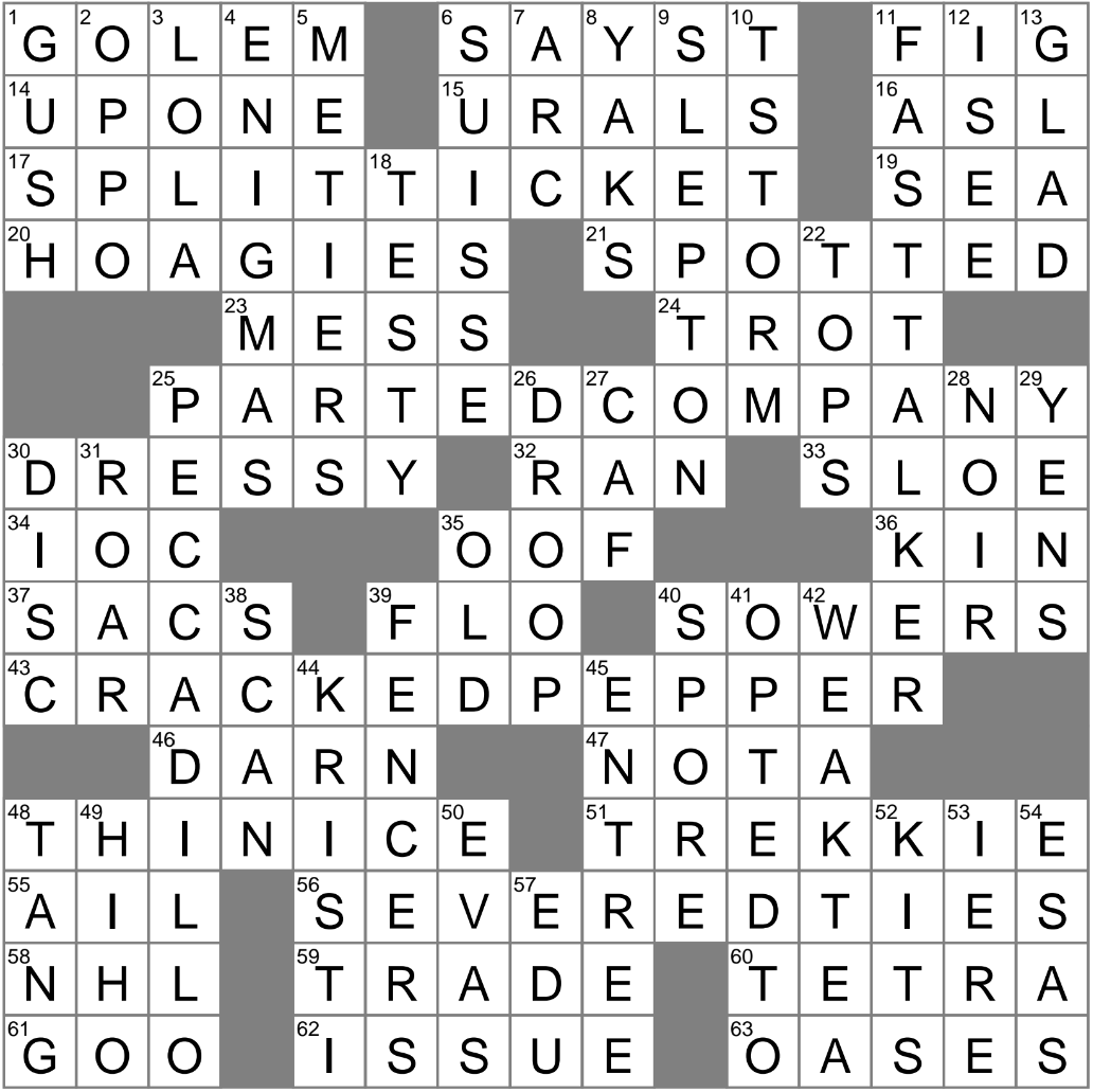 Verb With Thou Crossword Clue Archives LAXCrossword