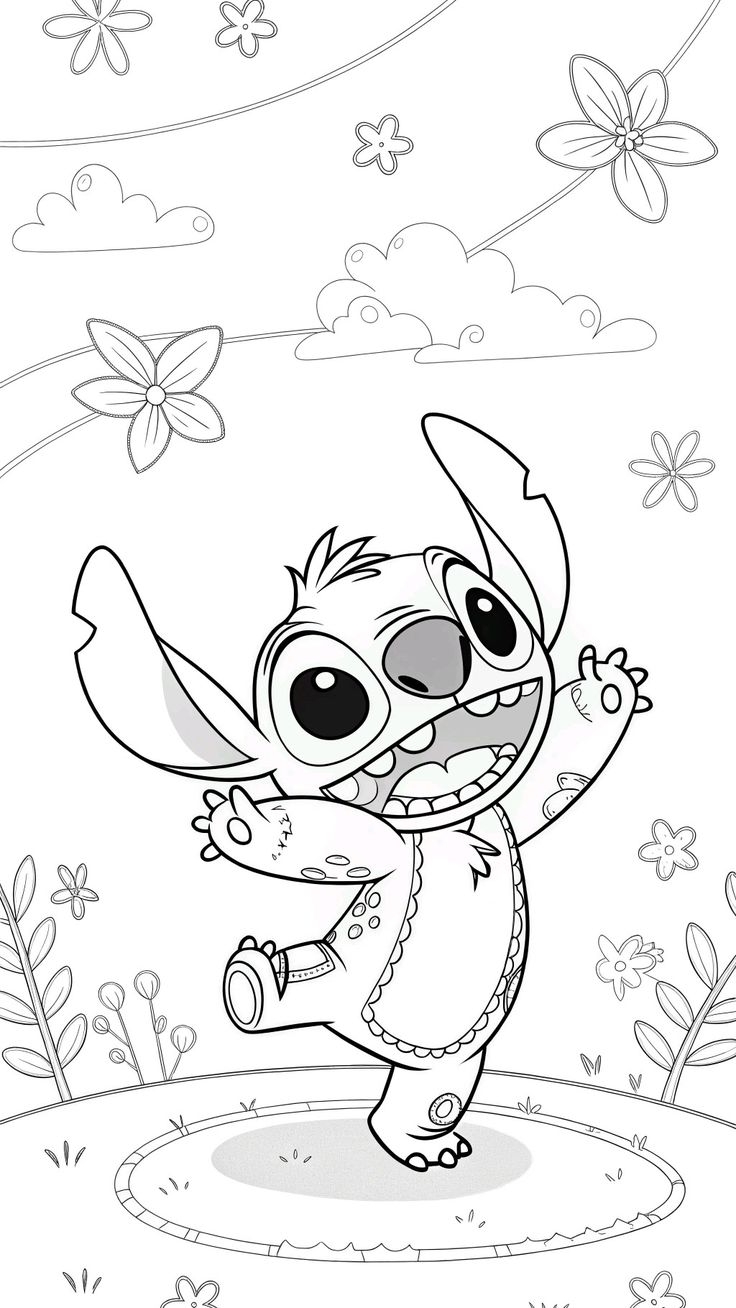 stitch coloring pages