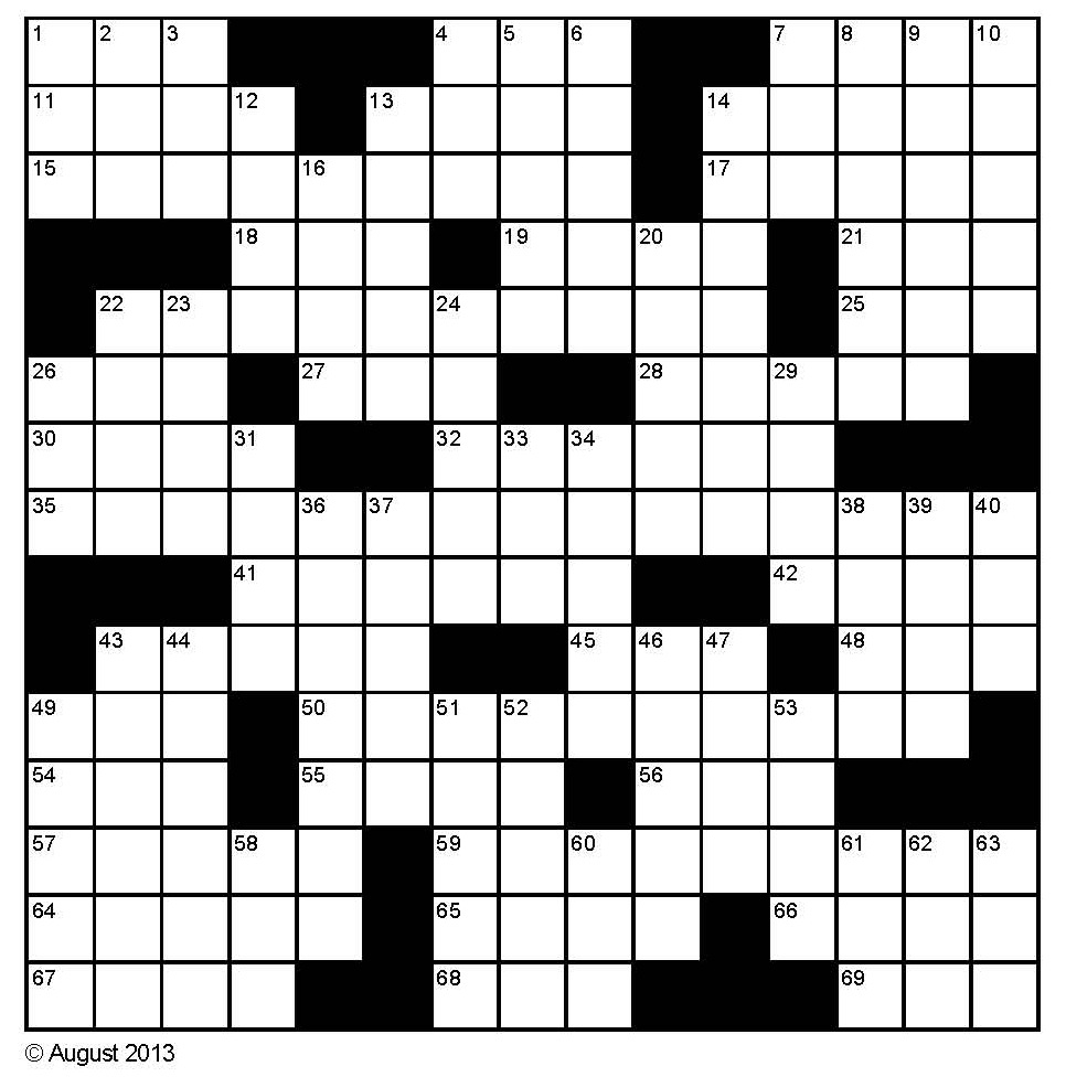 Visit To Oz Crossword Puzzle