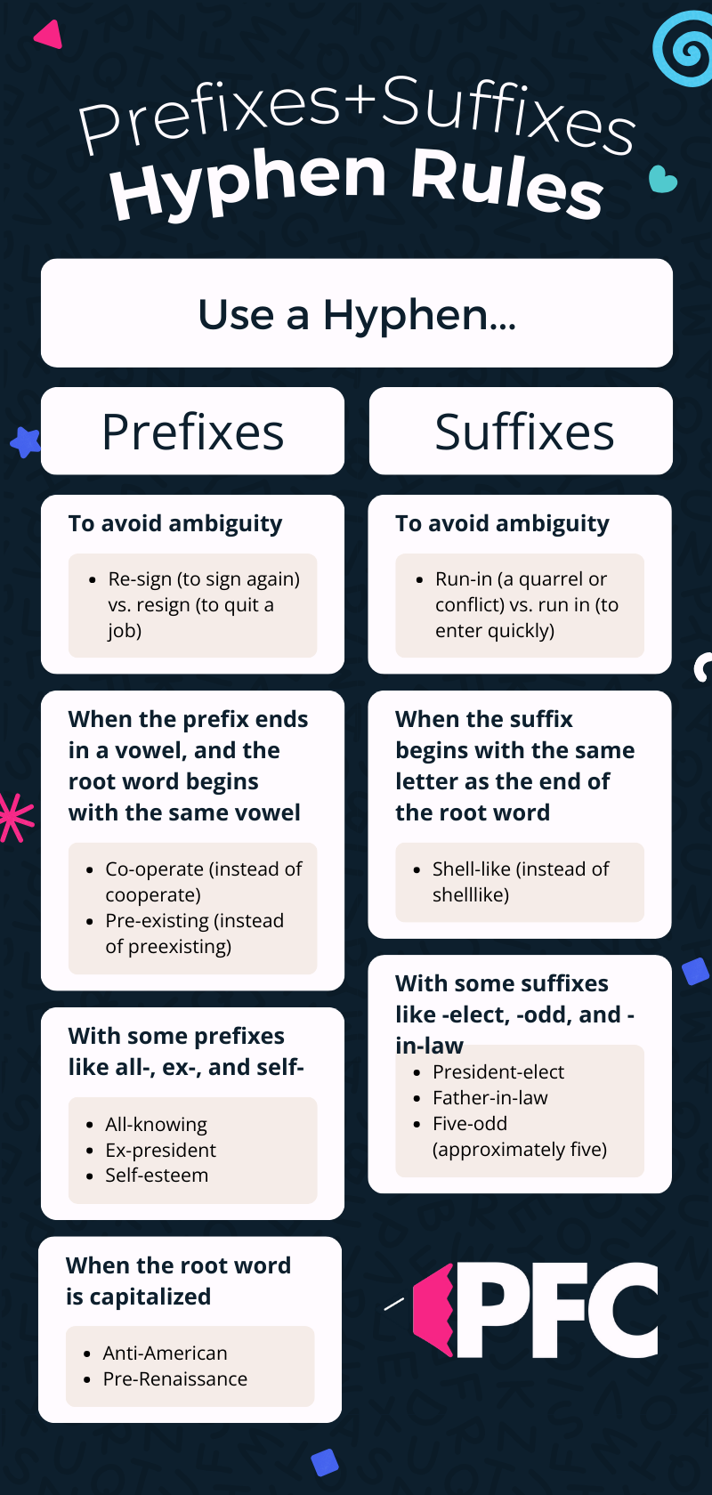 When To Use A Hyphen People First Content