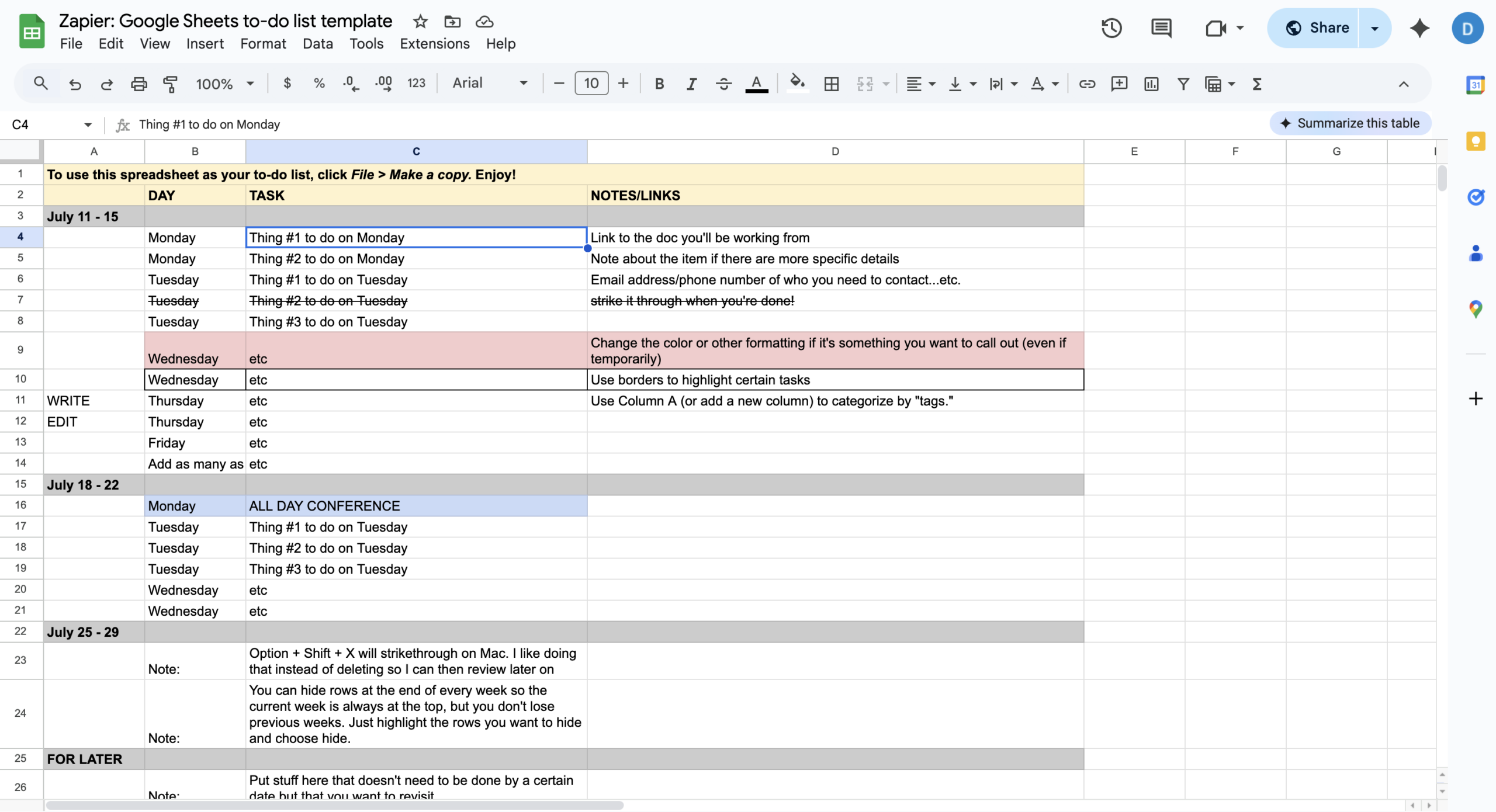 Why Google Sheets Should Be Your To do List with Template