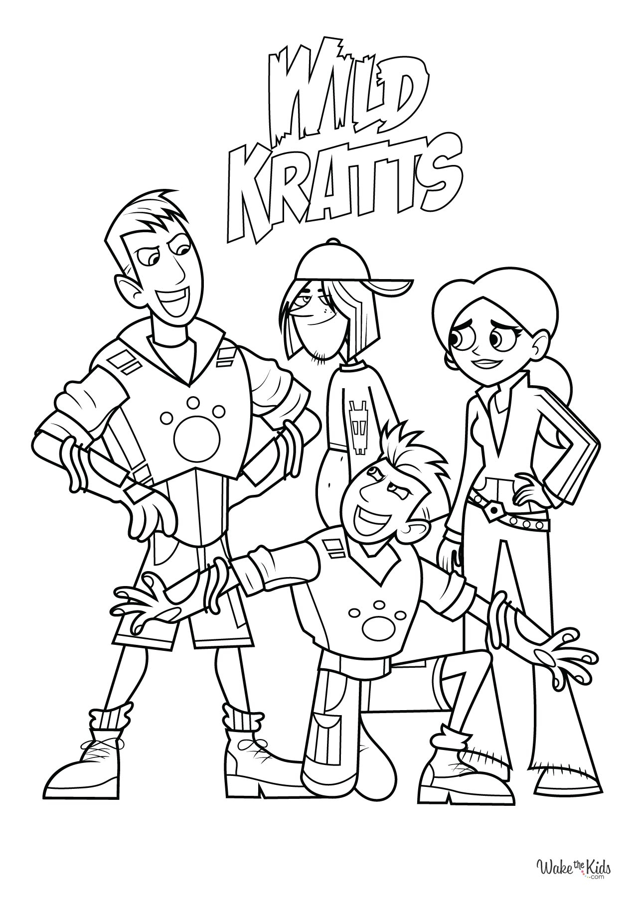 Wild Kratts Coloring Pages Free Printable PDFs WakeTheKids