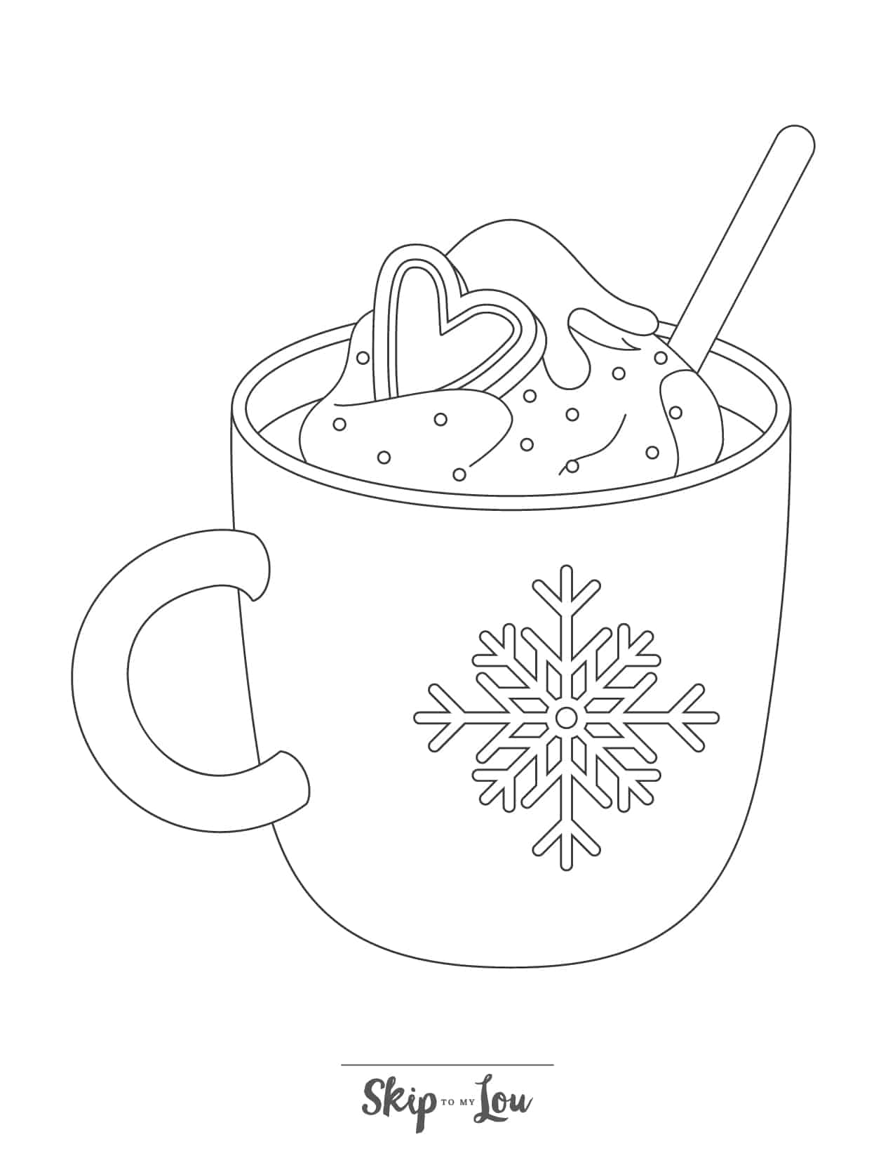 Winter Coloring Pages Skip To My Lou
