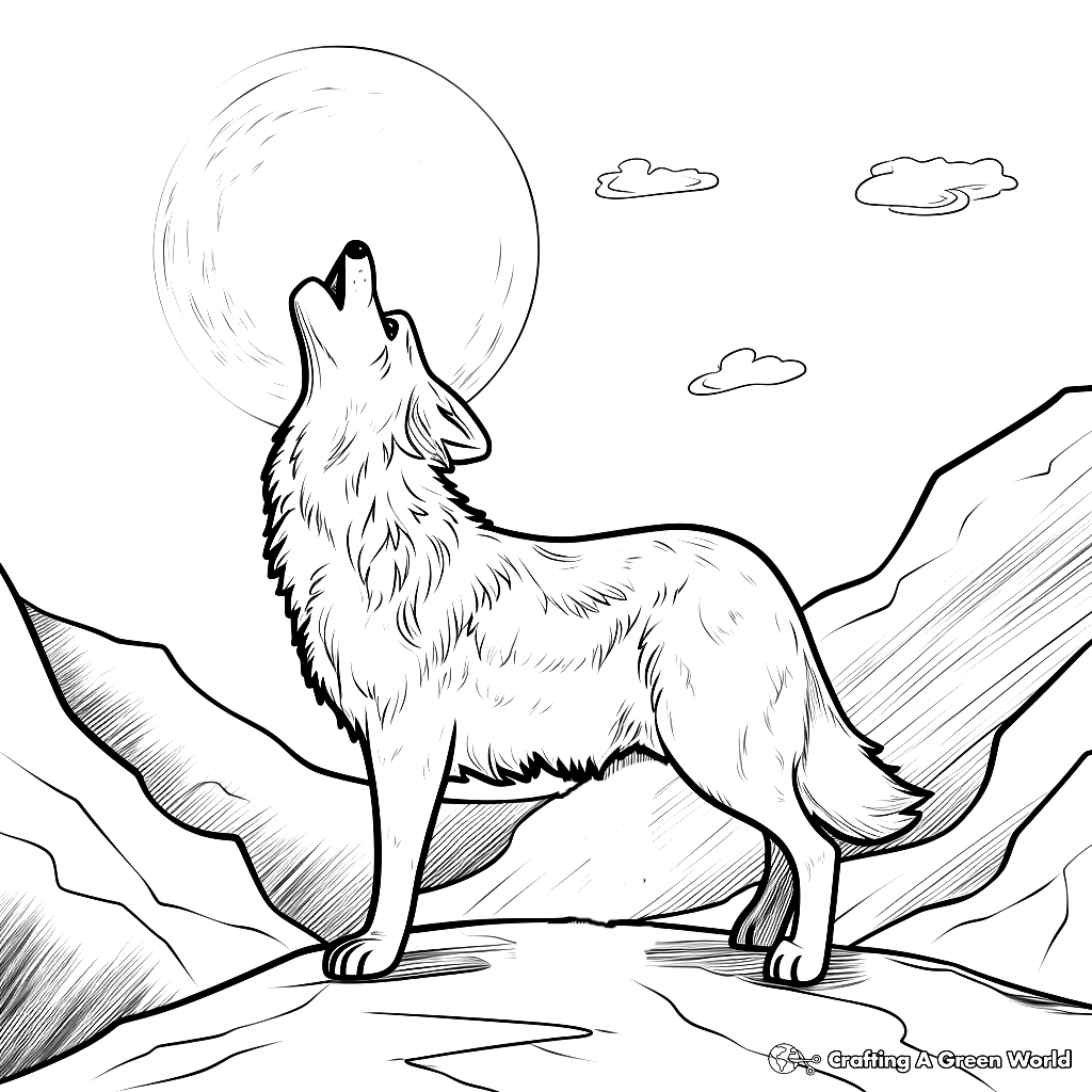 coloring wolf pages coloring wolf pages