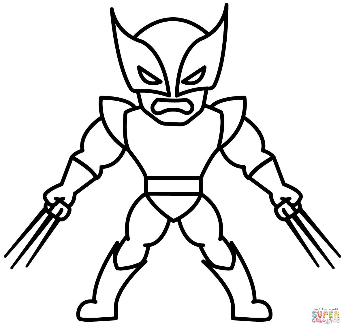 wolverine coloring pages wolverine coloring pages