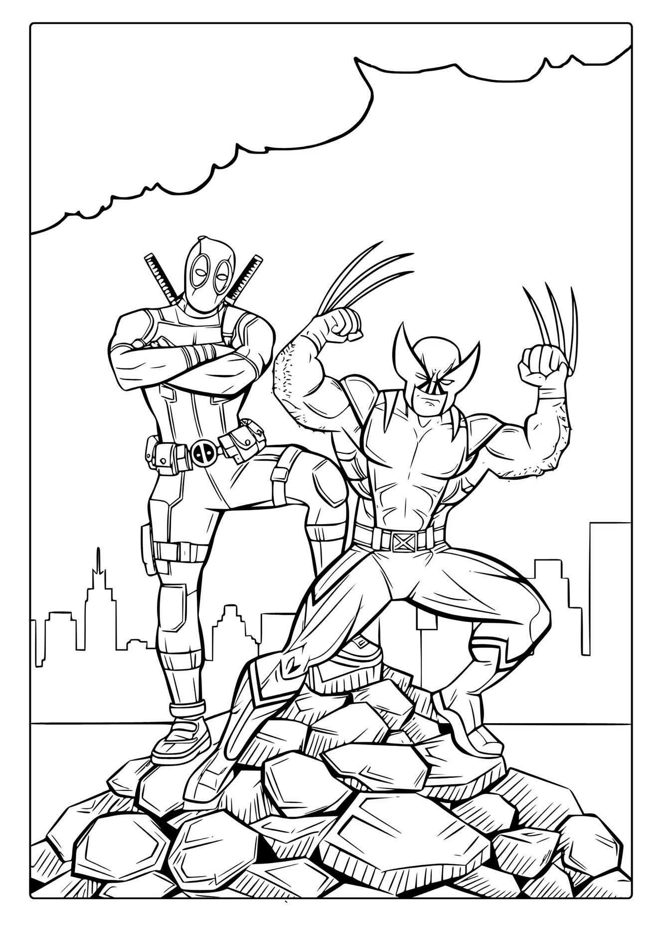 Wolverine Coloring Book 20 Pages Fun And Educational Activity Printable Easy To Color Etsy Israel Wolverine Coloring Book 20 Pages Fun And Educational Activity Printable Easy To Color Etsy Israel