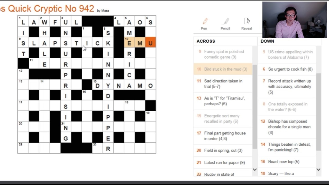 crossword clue defeat
