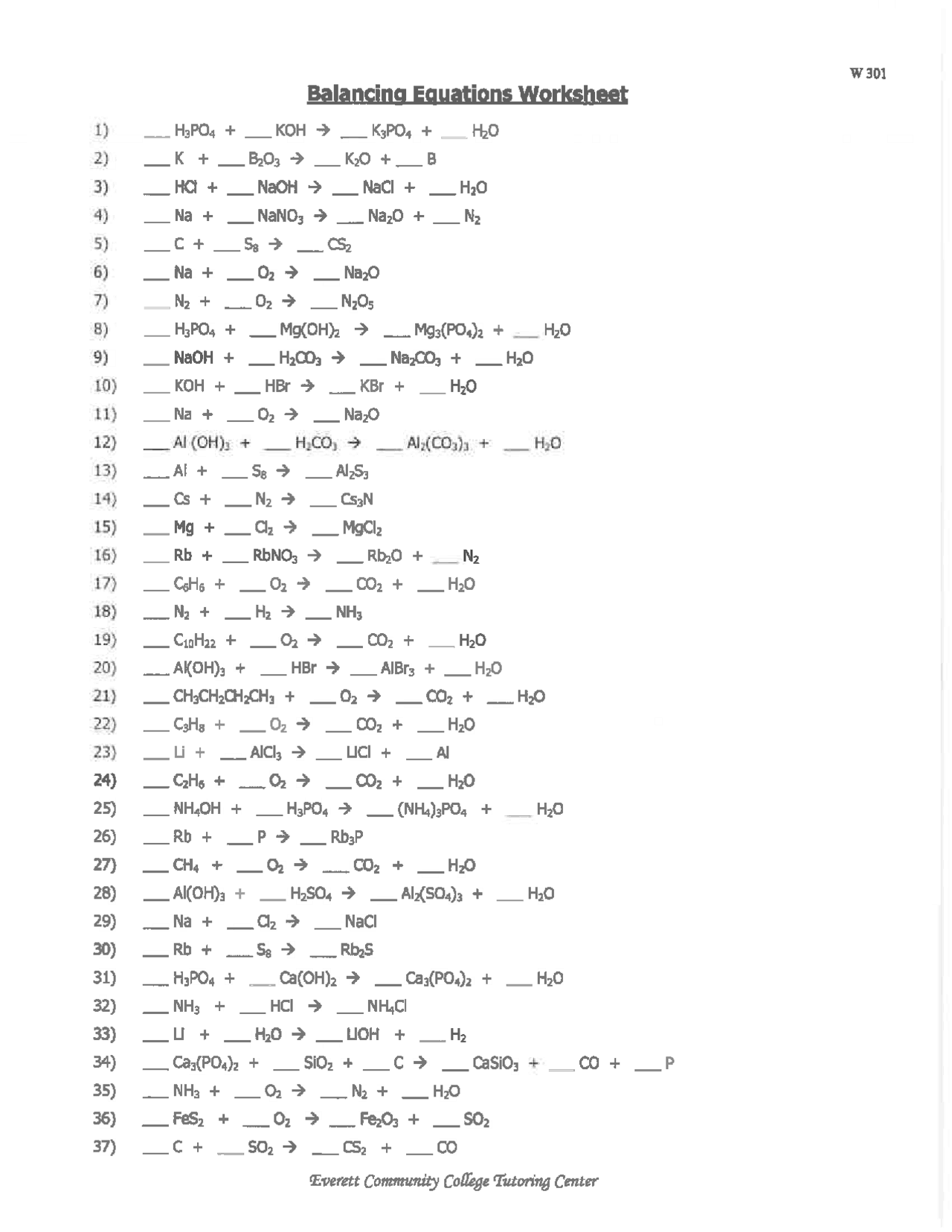 Worksheet Answers Chem Balancing Equations Cheat Sheet Chemistry Docsity Worksheet Answers Chem Balancing Equations Cheat Sheet Chemistry Docsity