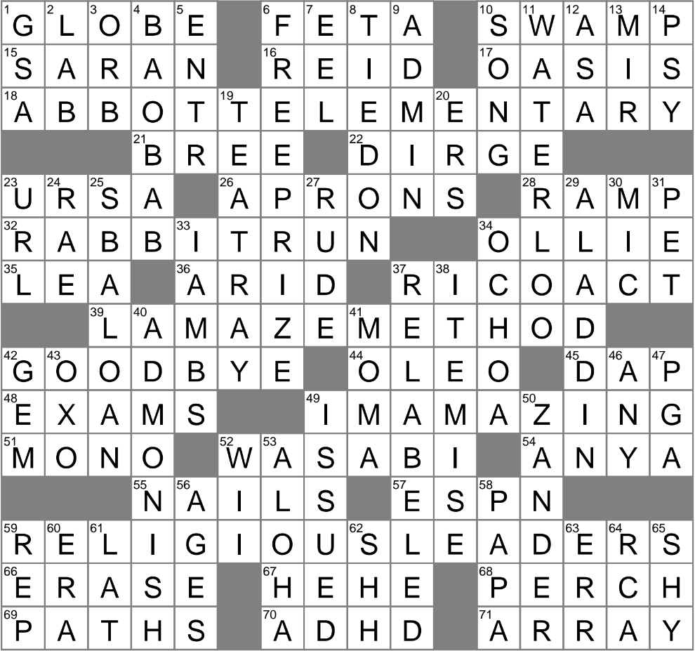 Wrap Sheet Crossword Clue Archives LAXCrossword Wrap Sheet Crossword Clue Archives LAXCrossword