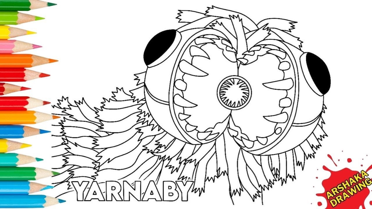 yarnaby coloring page