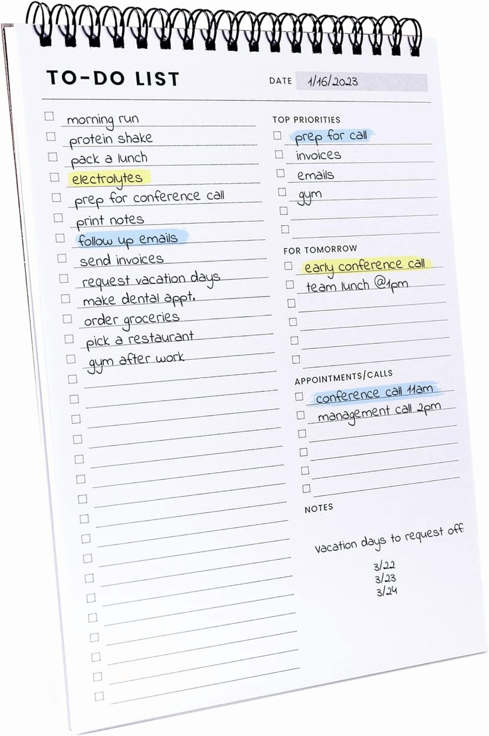 ZJQYDS Of A Happy Kind To Do List Notepad With Multiple Functional Sections 6 5 X 9 8 60 Sheets Spiral Daily Planner Notebook Task CheckList Organizer Agenda Pad For Work Note Walmart ZJQYDS Of A Happy Kind To Do List Notepad With Multiple Functional Sections 6 5 X 9 8 60 Sheets Spiral Daily Planner Notebook Task CheckList Organizer Agenda Pad For Work Note Walmart